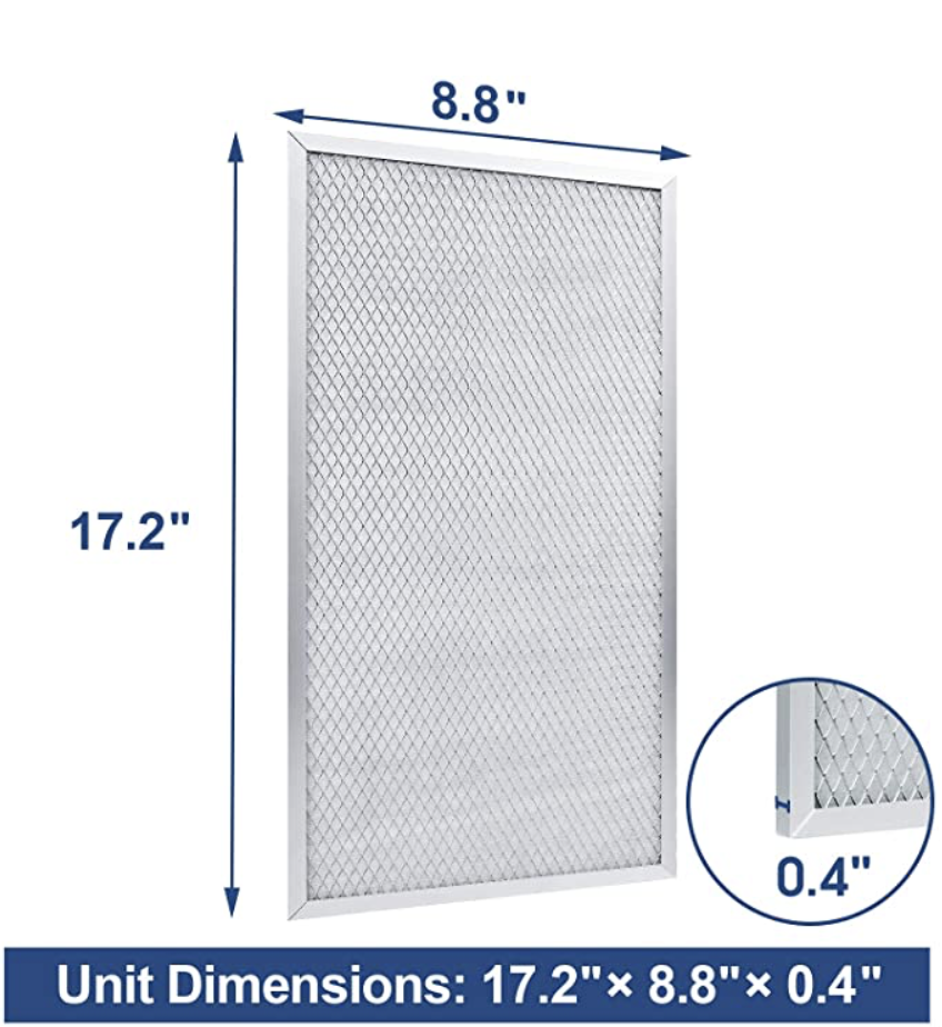 AlorAir 2-Pack MERV-8 Filter Replacement Set for Basement Dehumidifiers Sentinel HD55